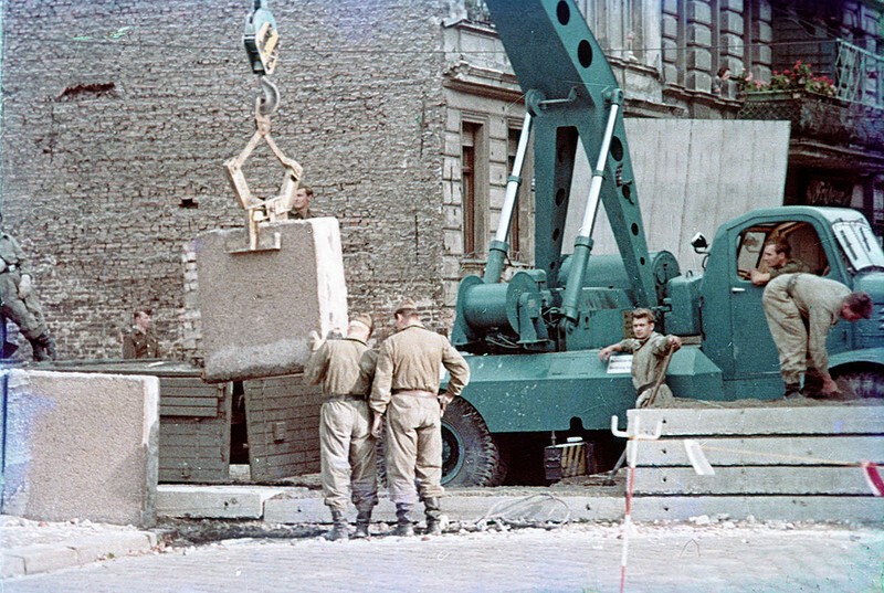 10. Строительство Берлинской стены, 1961 год