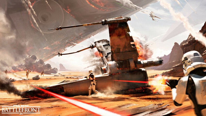 Релизный геймплейный трейлер Star Wars Battlefront, который вызывает восторг!