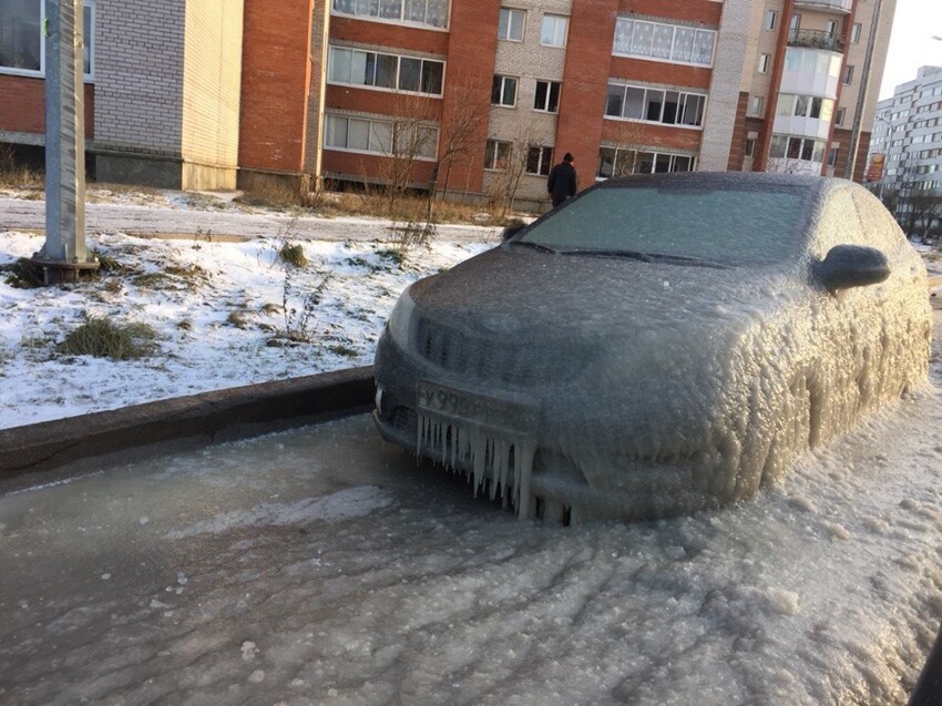 Собачий холод! Поймет тот, кто водит зимой 