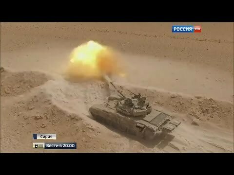 Беспилотники снимают обстрелы в Сирии! Советская ЗСУ 23 4 «Шилка» стреляет по боевикам в СИРИИ 
