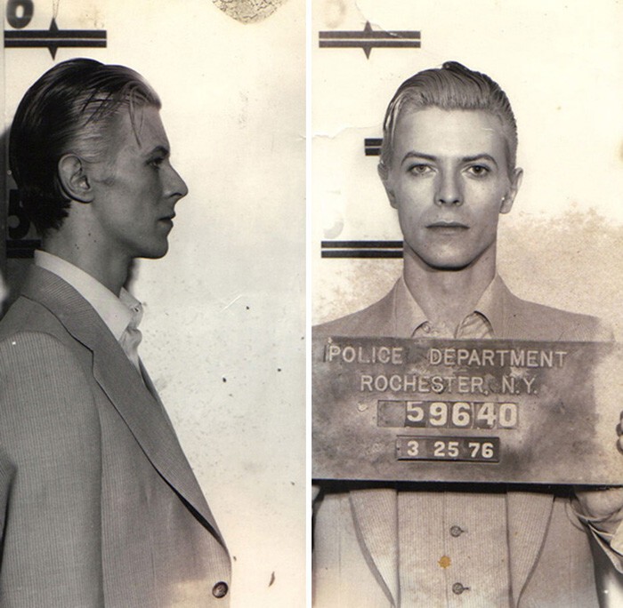 43. Задержанный полицией Дэвид Боуи, 1976