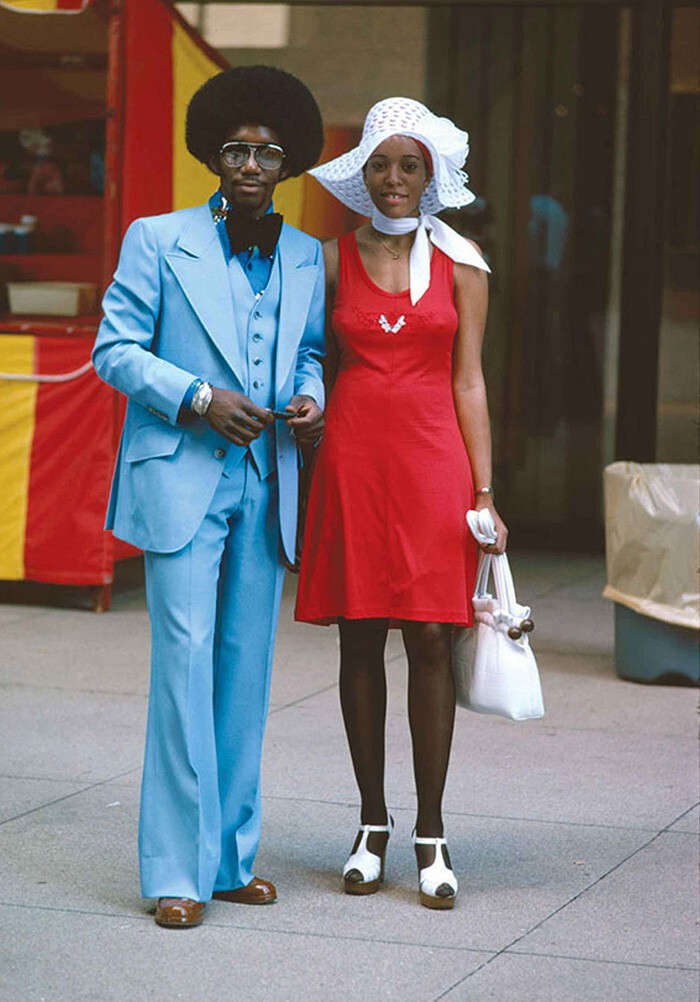 36. Пара на Мичиган Авеню, Чикаго, 1975