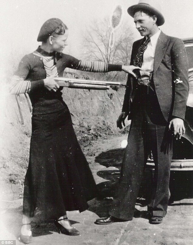 Портрет Бонни и Клайда, 1933 год