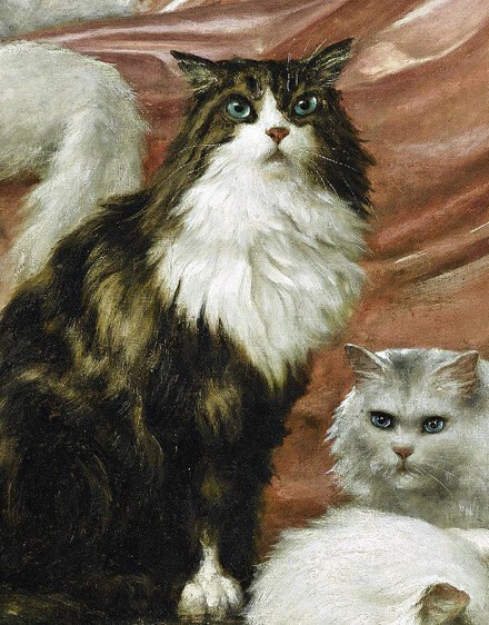 Старинная картина с 42 кошками ушла с молотка за $826 000