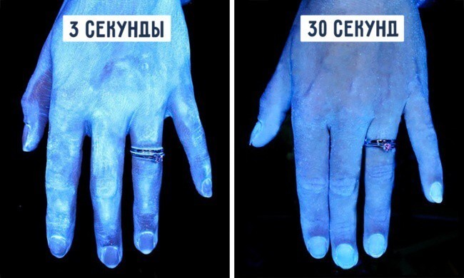 Как выглядят ваши руки после мытья