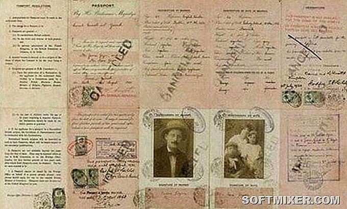 Паспорт Джеймса Джойса