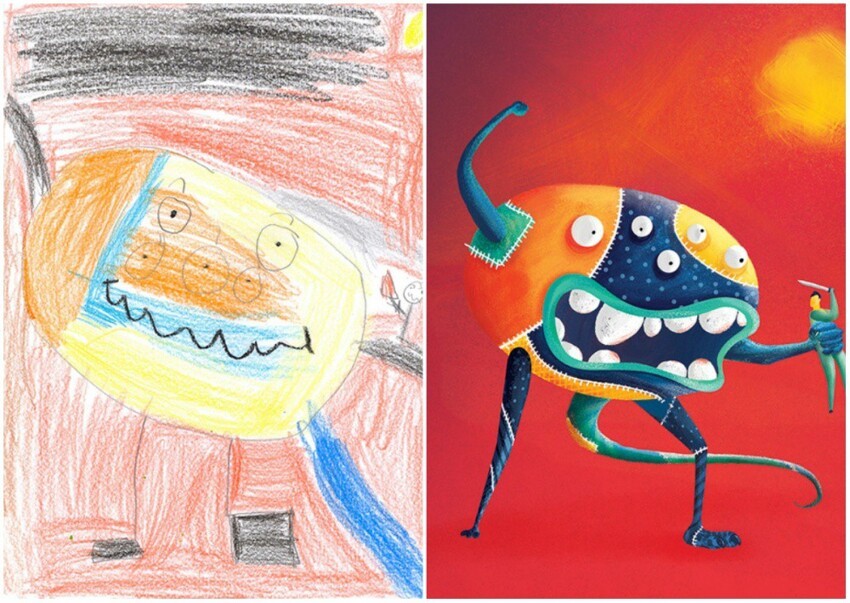 Художники со всего мира вдохнули жизнь в детские рисунки