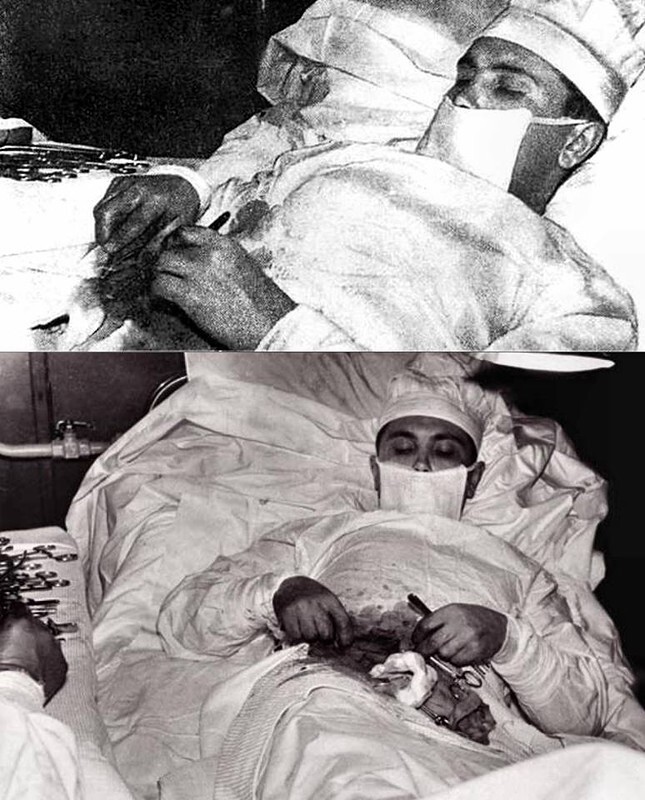 10. Леонид Рогозов удаляет сам себе аппендицит на советской станции в Антарктиде, 1961 год