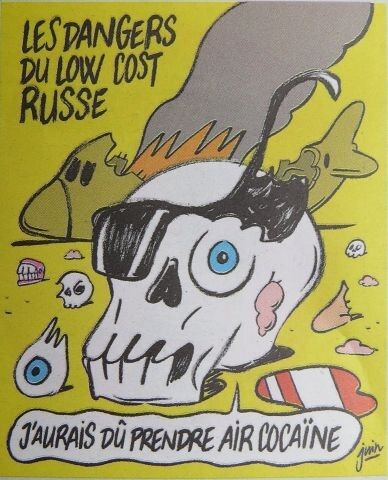 Карикатуры Charlie Hebdo о крушении A321