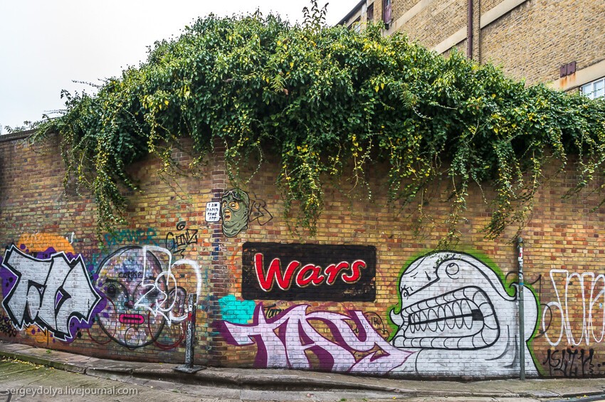Шедевры современного искусства на стенах Лондона