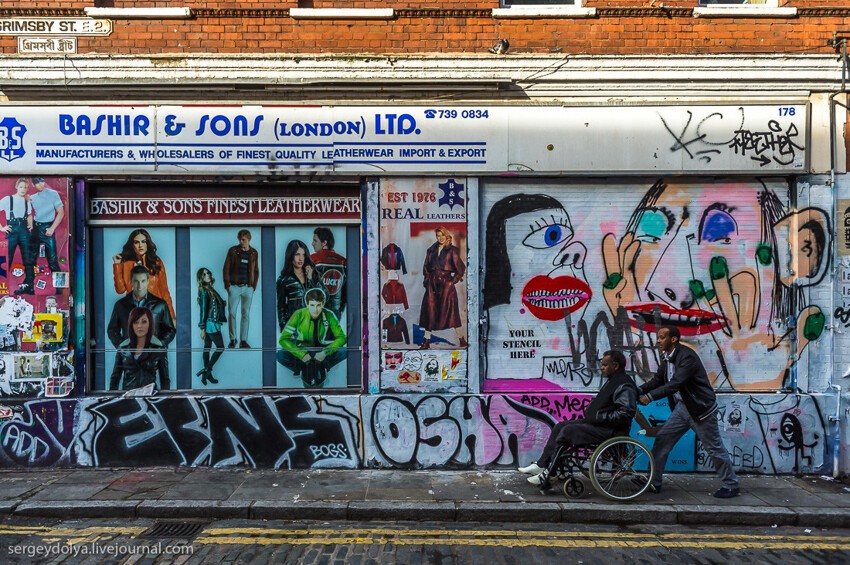 Шедевры современного искусства на стенах Лондона