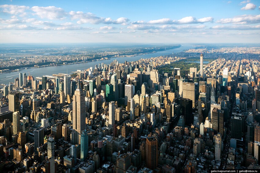Нью-Йорк с высоты