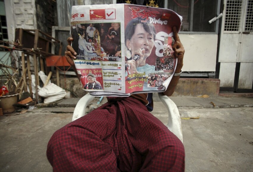 Кадры повседневной жизни в Мьянме