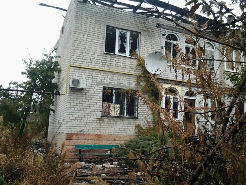 Пески разрушены войной и разграблены