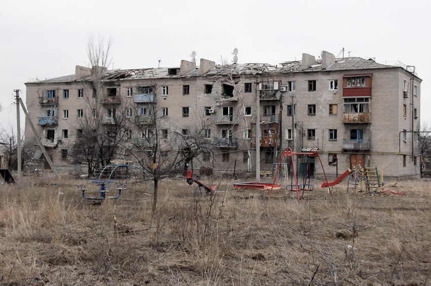 Поселок Пески Донецкая область подборка фото разрушений от местных жителей №2