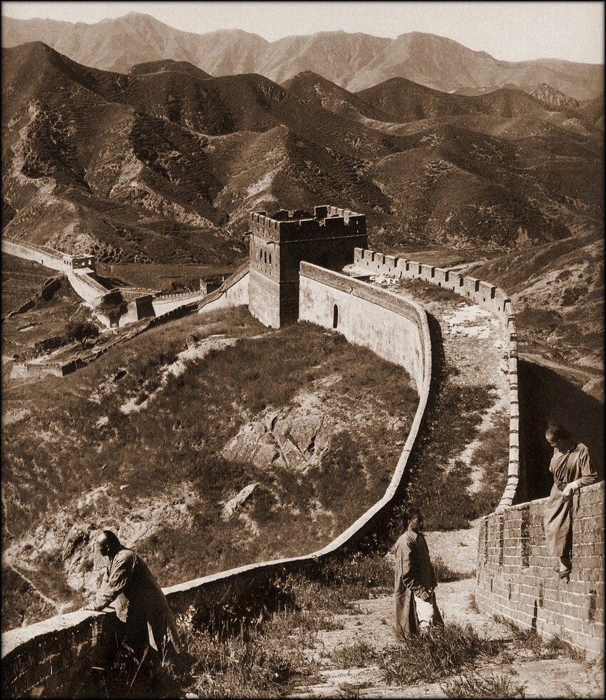 Великая Китайская стена, снимок 1907 года.