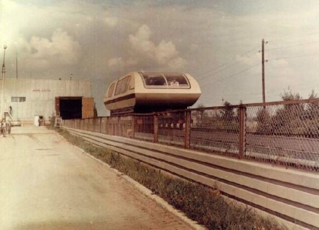 Вагон ТА-05, поезд на магнитной подвеске, 1986 год