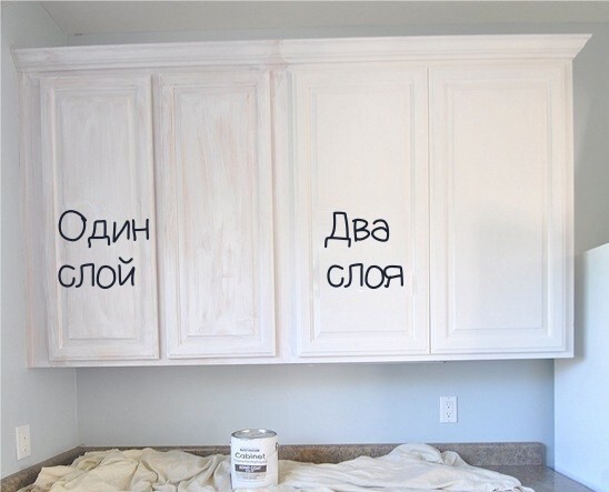 1. Покрасьте кухонные шкафчики