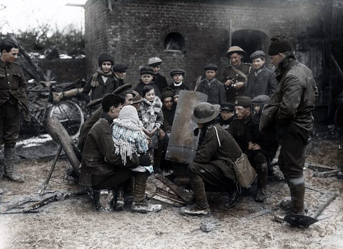 Тяжелый быт солдат в годы Первой мировой войны