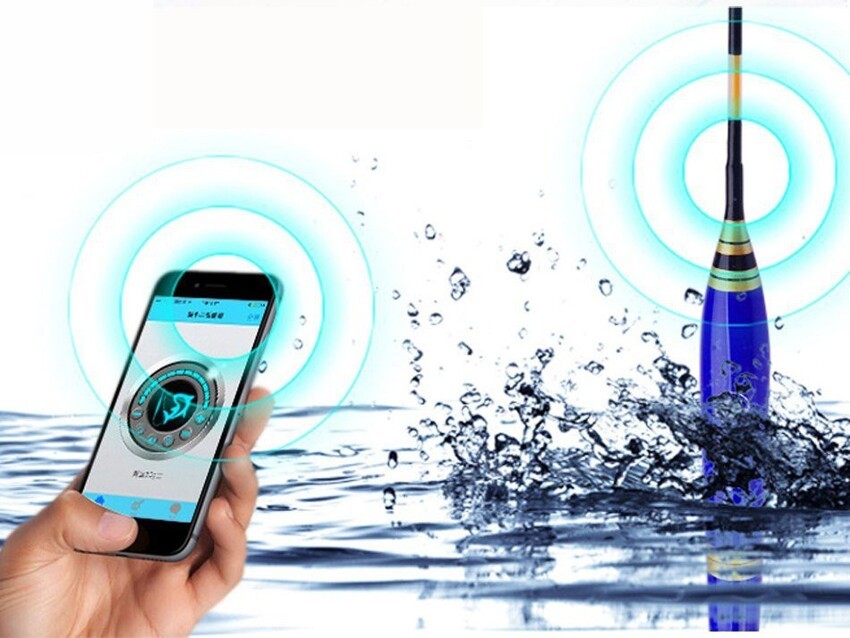 16. Bluetooth поплавок, который сообщает через смартфон когда клюёт рыба.