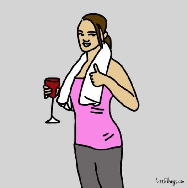 1. Один бокал вина в день поможет вам сбросить вес
