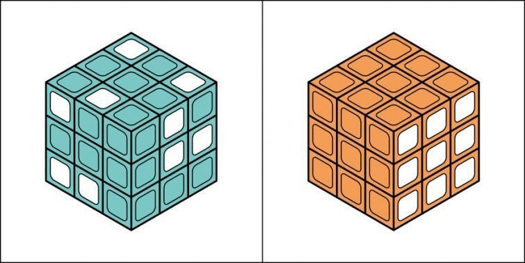 10. Те, кто отчаялся собрать Кубик Рубика и те, кто смог это сделать