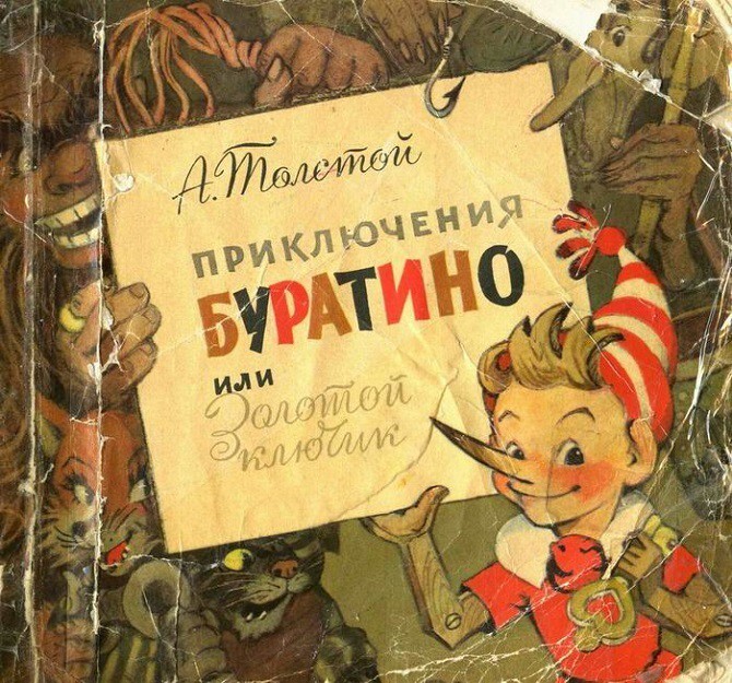 Золотой ключик, или приключения Буратино. Алексей Толстой (1936)