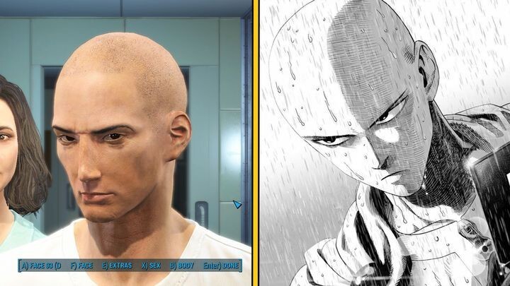 3. Саитама (персонаж манги One punch man).