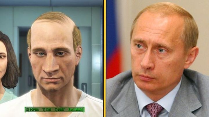 7. Популярны и изображения политиков. Например, один из игроков "слепил" своему герою лицо Владимира Путина.