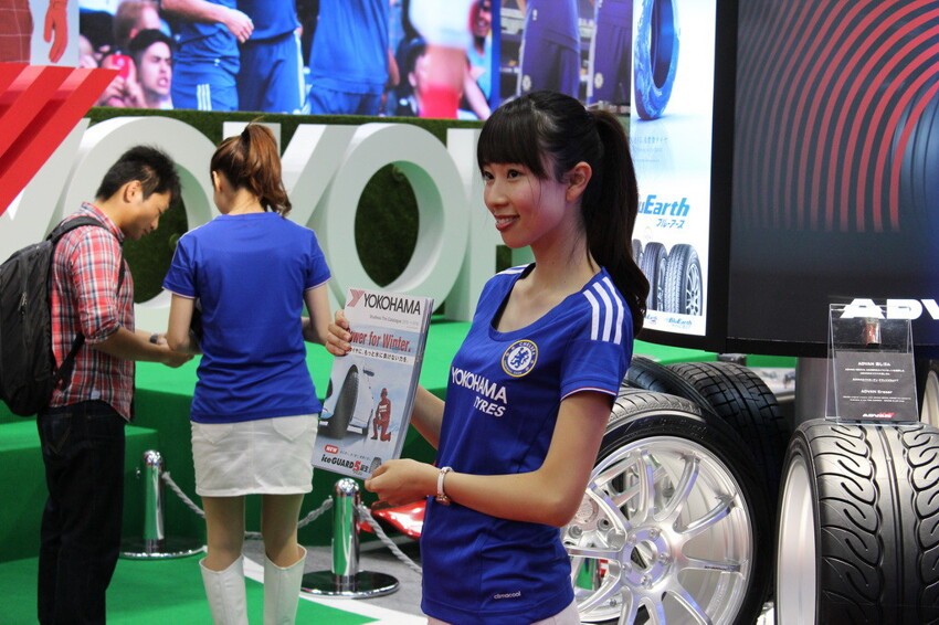 7. Yokohama Tires - одни из самых приветливых и игривых моделей на выставке