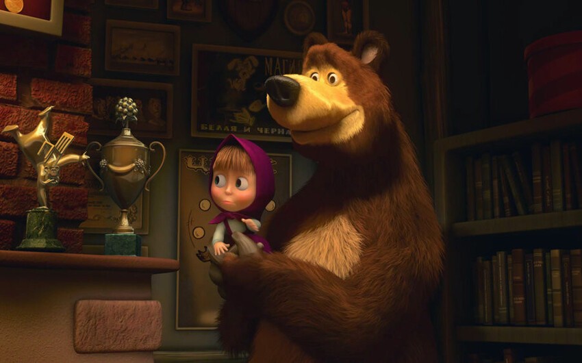 Создатели продолжили съемки мультсериала «Маша и Медведь», выходит 3 сезон