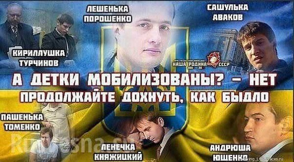 Ржавчина: «золотая» молодёжь Украины.