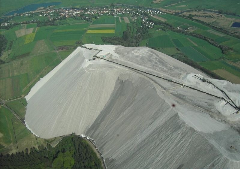 Удивительная соляная гора в Германии