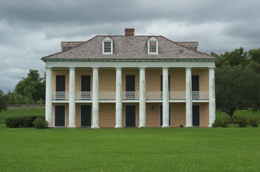 Вилла Beauregard house, Новый Орлеан, Луизиана.