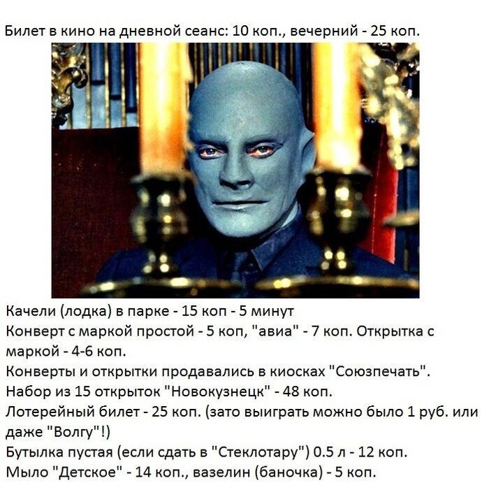 Смешные цены в Советском Союзе