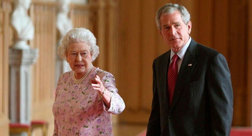Интересные снимки королевы Елизаветы II и президентов США за десятки лет