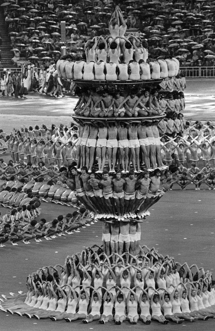 Церемония открытия Олимпийских игр, Москва, 1980 г