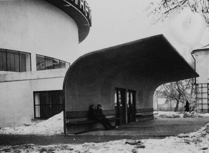 Вход в Московский планетарий, 1929 год