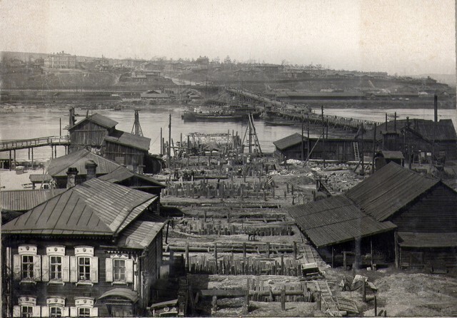 Общий вид постройки накануне передачи Мостотресту. Июнь 1934г.