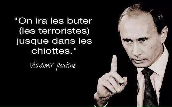 Французы начали массово выкладывать в соцсети картинки с цитатой Путина 