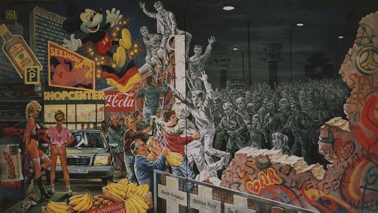 "Падение Берлинской стены", автор Герберт Смагон, 1989 г