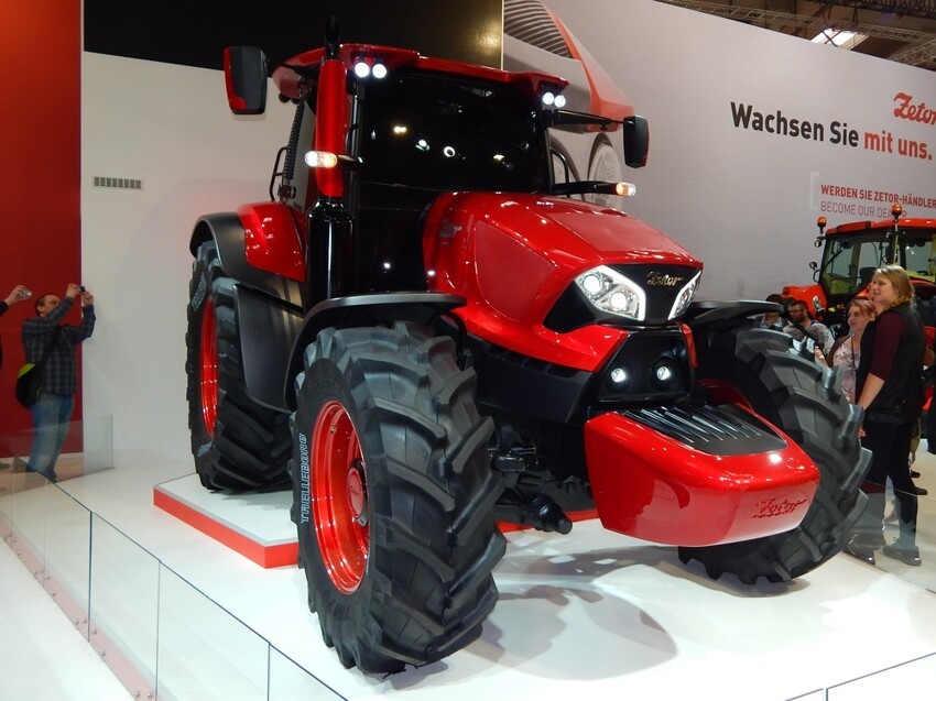 Трактор Zetor с дизайном от Pininfarina