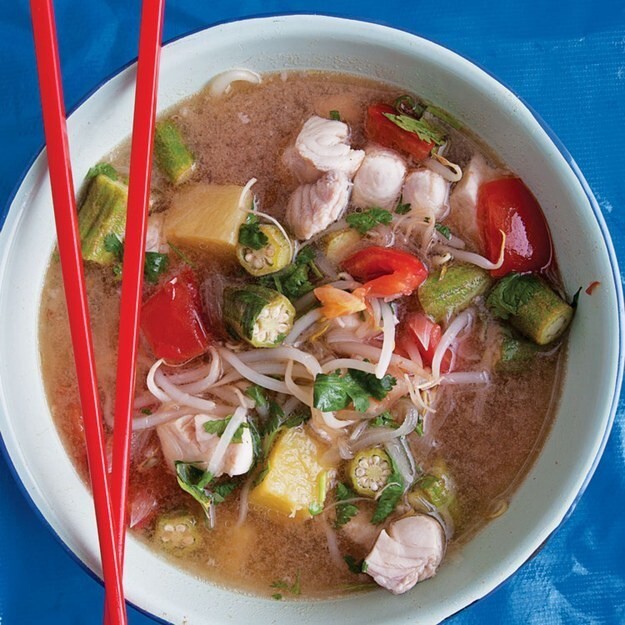 28. Вьетнамский суп с рыбой и тамариндами