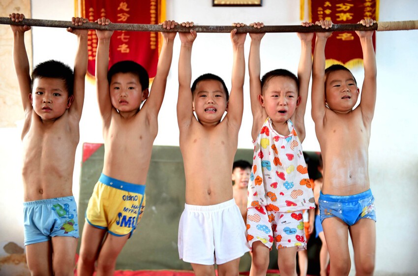 Гимнастический летний лагерь в Китае
