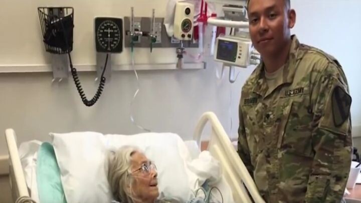 12 лет эта бабушка обнимала солдат в аэропорту перед отправкой на службу, но однажды её не оказалось на месте