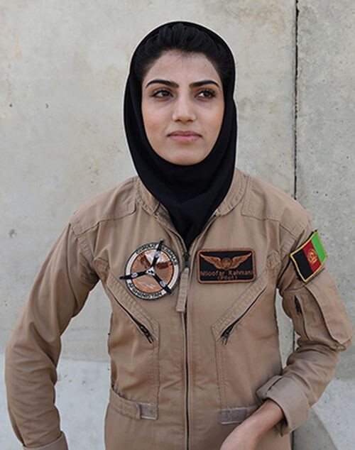 Нилуфар Рахмани - единственная женщина-пилот ВВС Афганистана