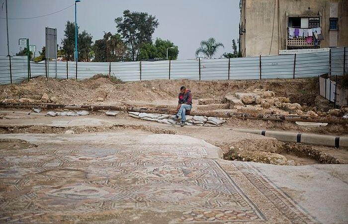 В израильском городе Лод нашли вторую мозаику-бестиарий