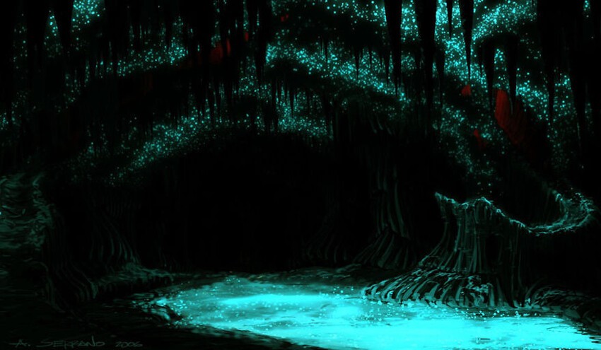 9. Пещера светящихся червей, Австралия
