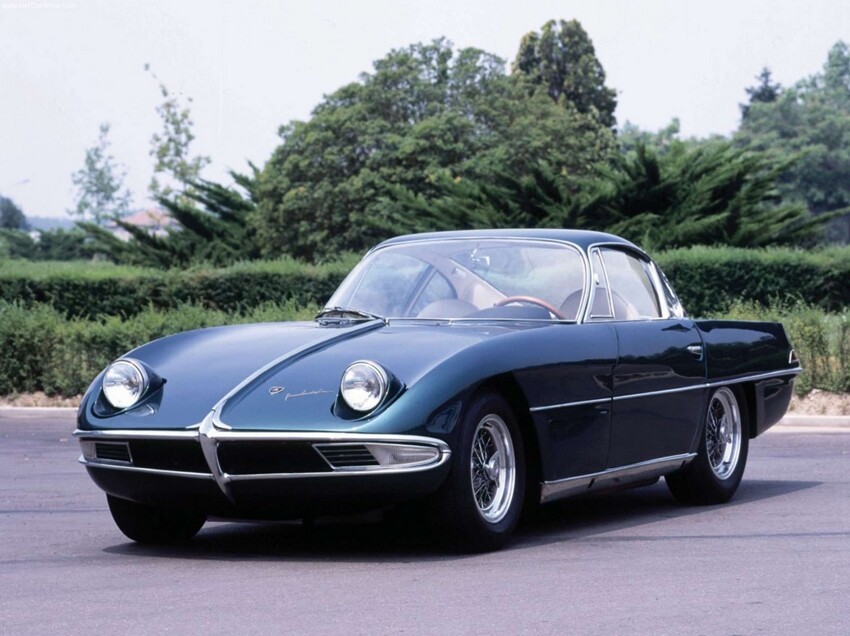 1963 год, Lamborghini 350GTV, первая модель компании.