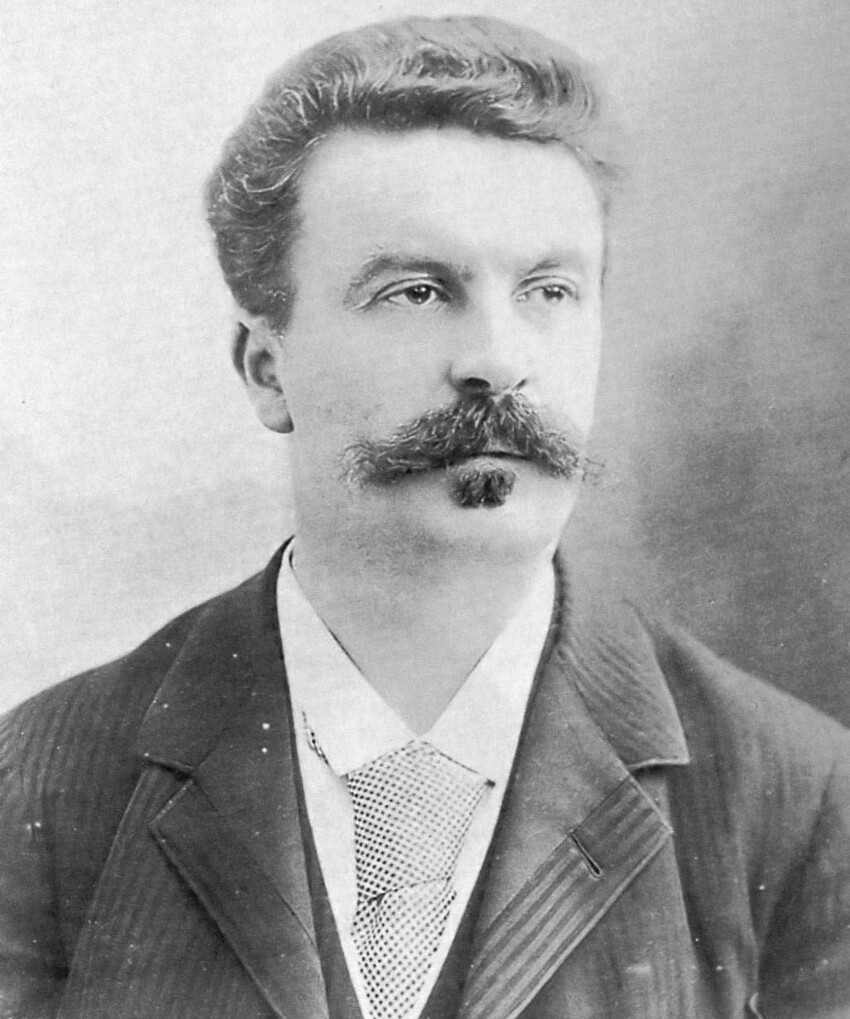 10. Ги де Мопассан (1850-1893).